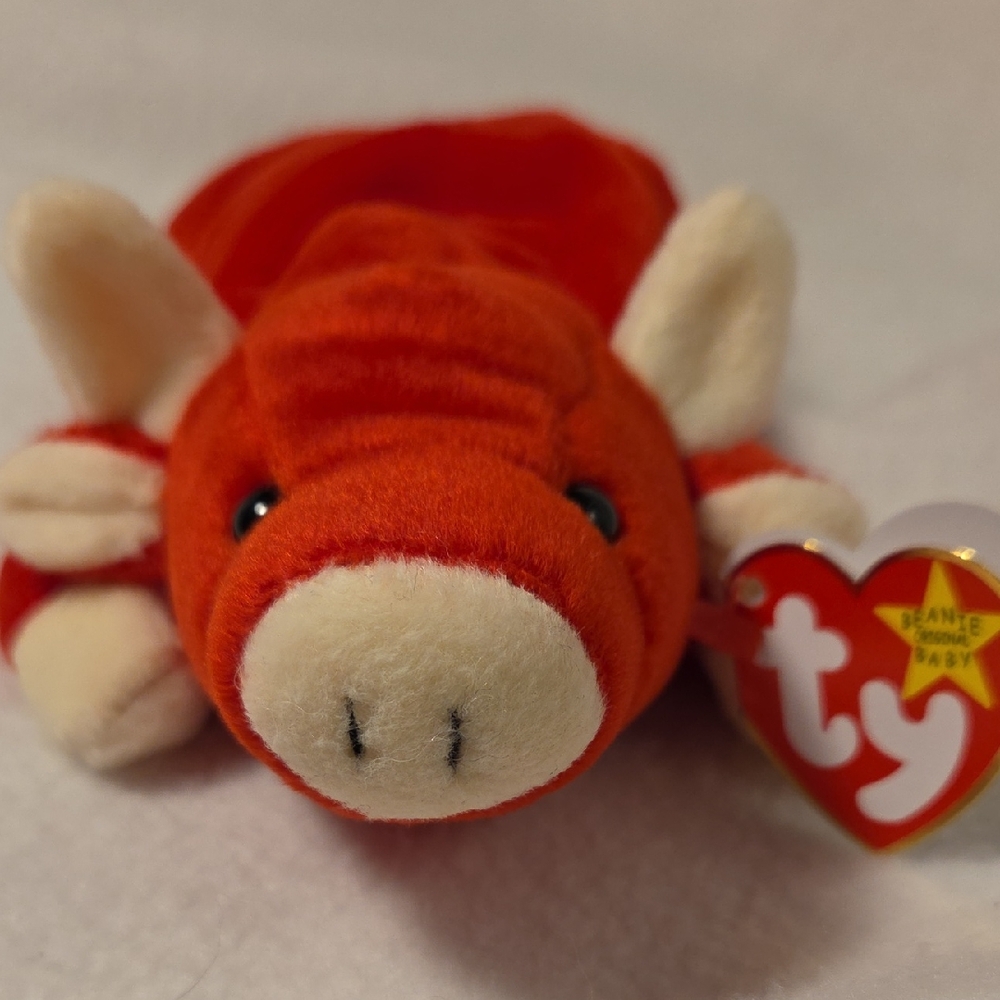 Ty Red and Cream Plush Toy